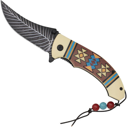 Albainox Indian Classic Taschenmesser Mehrfarbig in Scheide