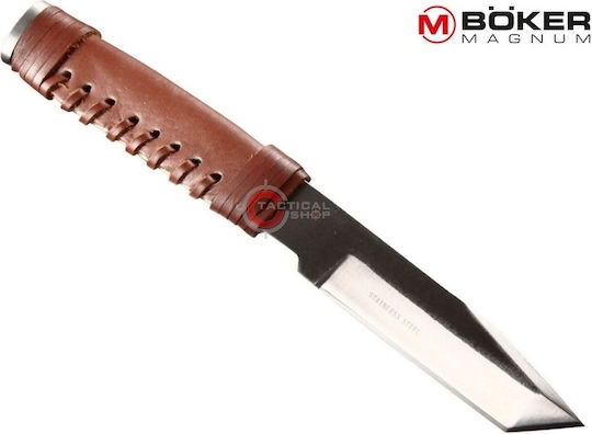 Boker Magnum Survivor Μαχαίρι Καφέ σε Θήκη