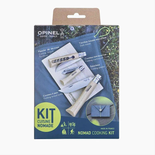 Opinel Nomad Cooking Kit Cuțit De Buzunar Bej