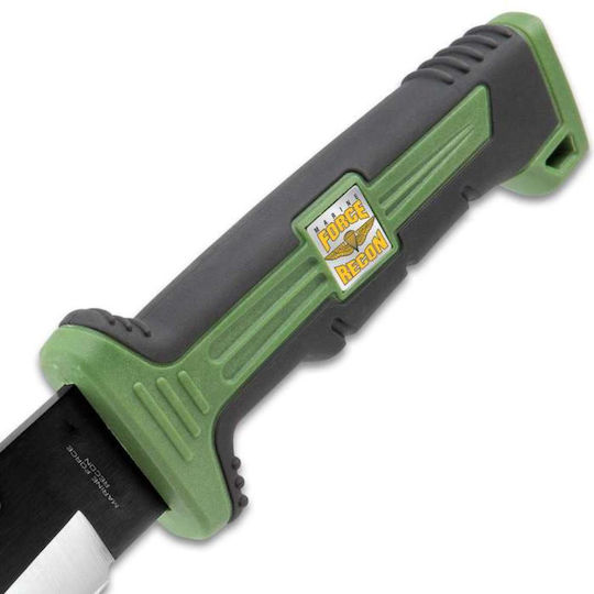 United Cutlery Marine Force Recon Jungle Operator Bowie Knife Green in Sheath