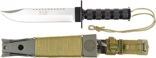 Survival Jungle II Messer Überleben Schwarz in Hülle