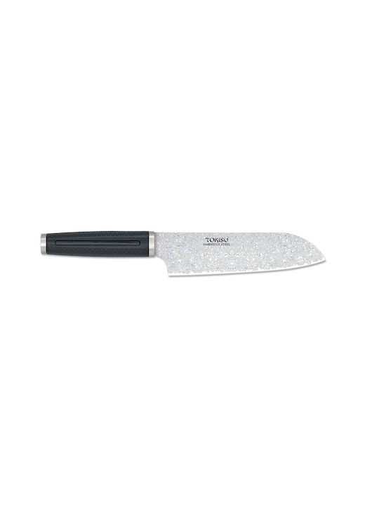Tokisu Tokisu Knife Santoku from Damascus Steel 18cm