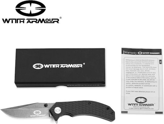 WithArmour Butterfly Σουγιάς Μαύρος σε Θήκη