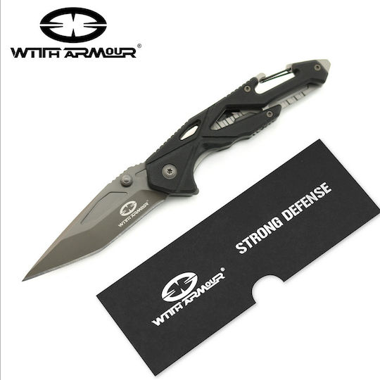 WithArmour Spider Pocket Knife Black