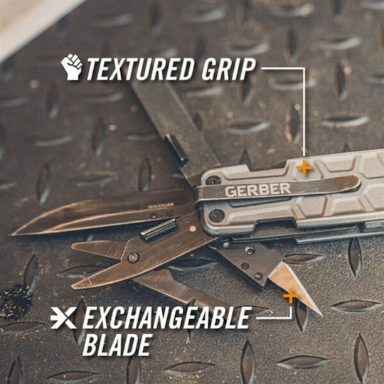 Gerber Lockdown Pry Multitool Grau