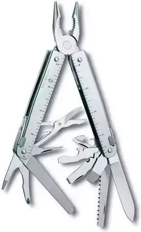 Victorinox Swisstool X Multi-tool with Blade made of Stainless Steel in Sheath