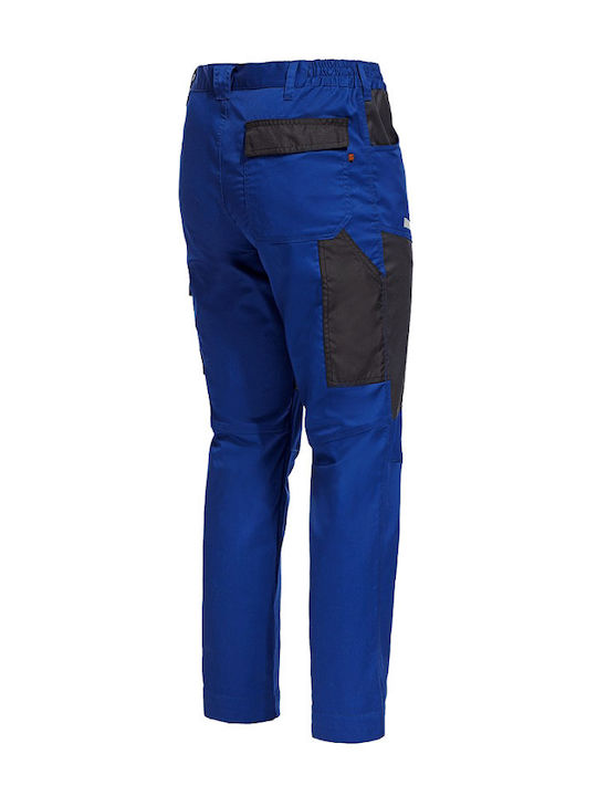 Stenso Stretch Arbeitshose Blau