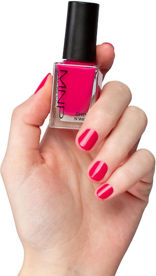 Mesauda Milano Shine N Wear Glossy Nagellack Fuchsie Lang anhaltende Politur 213 10ml