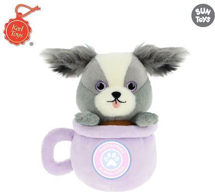 Keel Toys Plüschhund 16 cm (Verschiedene Designs) 1Stück