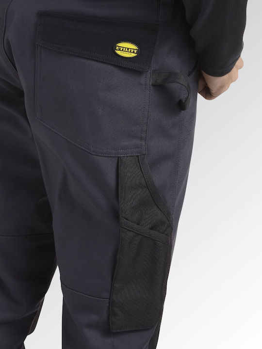 Utility Diadora Παντελόνι Εργασίας Μαύρο