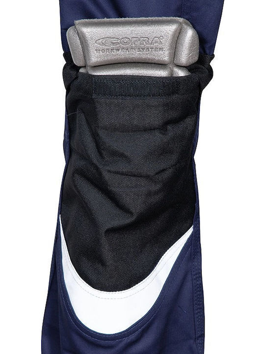 Cofra Bricklayer Work Trousers Navy Blue