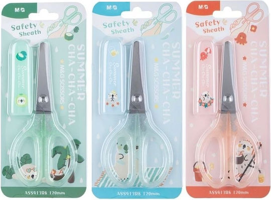 M&G Children's Scissors for Crafts with Plastic Blade Turquoise 1pcs