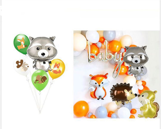 Luftballon Folie Gray