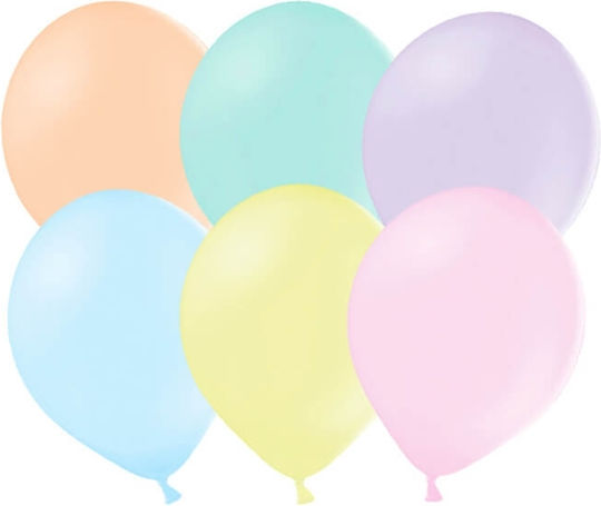Set of 10 Balloons Latex Blue 30cm