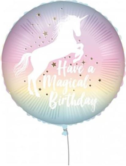Balloon Foil Round Multicolour 46cm