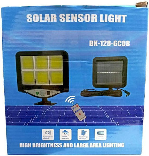 Solarleuchte Straße 12W 960lm Kaltweiß 6000K mit Bewegungssensor Fotowiderstand und Fernbedienung IP65