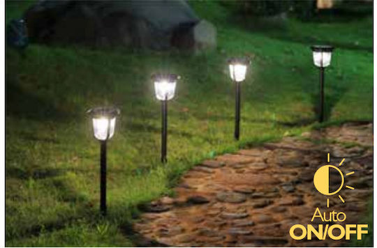 Fos me Spiked Solar Light Traffic light 10lm with Warm White Light 3000K IP44 15.3cmx13cmx55cmcm
