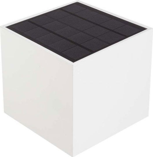 V-TAC Wall Mounted Solar Light 9W 860lm with Warm White Light 3000K IP65 15cmx15.3cmx15cmcm