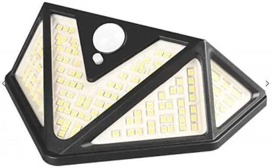 Wall Mounted Solar Light 3W 1200lm with Motion Sensor IP64 9.6cmx12.4cmx4.8cmcm