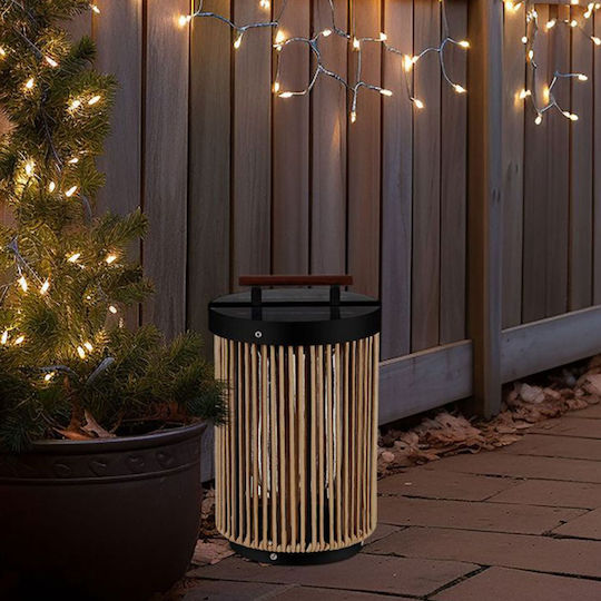 V-TAC Tabletop Solar Light Traffic light 2.4W with Warm White Light 3000K IP65 20cmx32.5cmcm