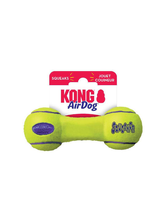 Kong Squeakair Dog Toy Bone Large with Sound Yellow