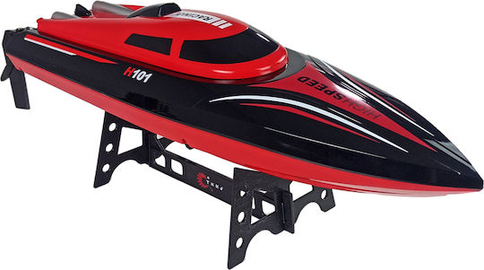 Lean Toys Powerboat H101 Teleghidat Navă Roșu