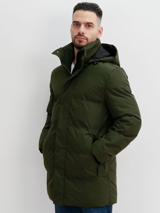 Vcode Jacket Puffer Oil Green