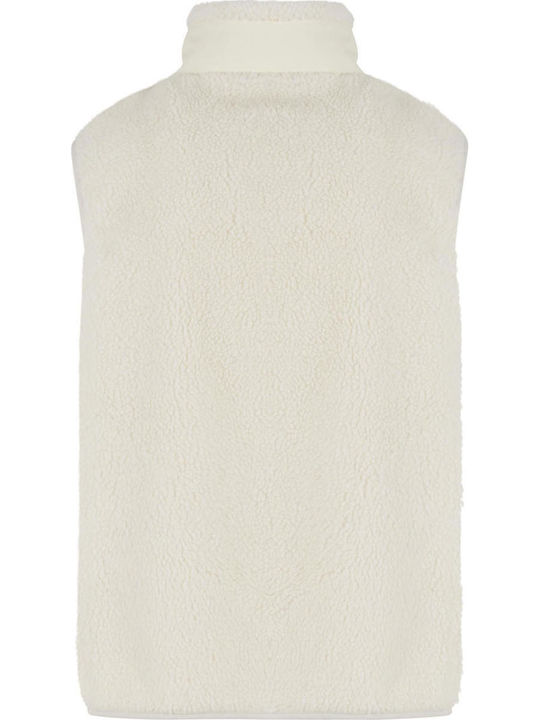 Sherpa Sleeveless Jacket Whitesand