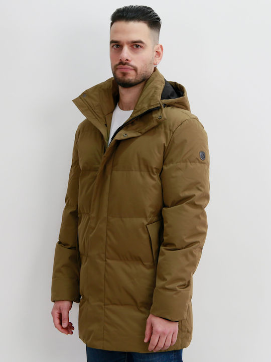 Winter Jacket Puffer Tabac Brown