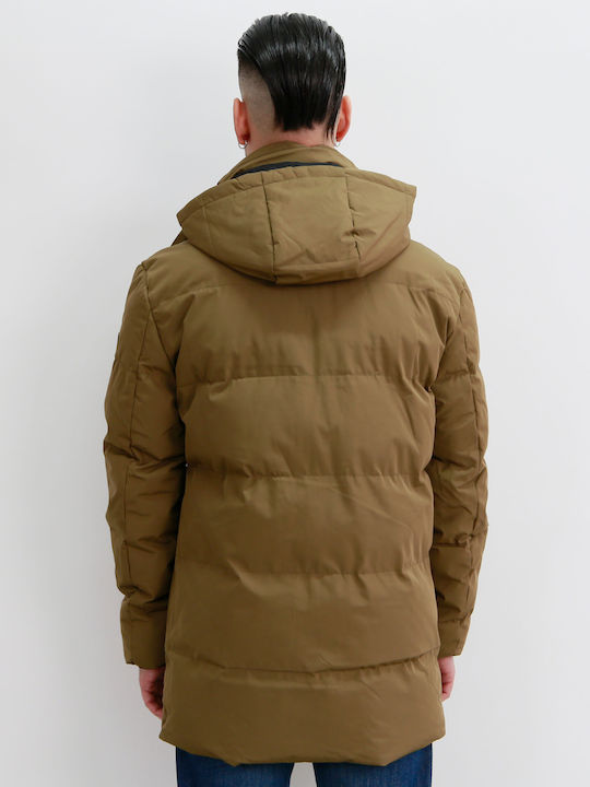 Winter Jacket Puffer Tabac Brown
