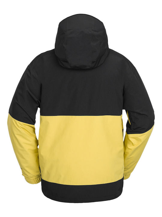 Winter Jacket Hardshell Waterproof and Windproof Dark Yellow