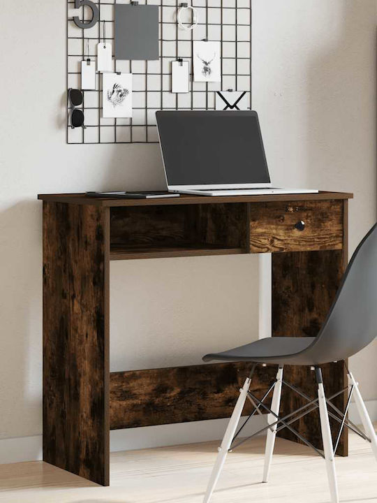 Desk Wooden Smoky Oak 80x40x75cm