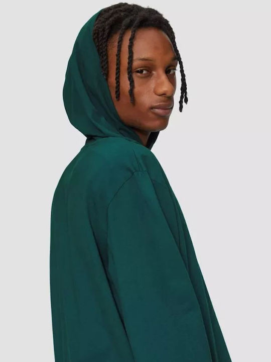 Φούτερ με Κουκούλα Emerald Green