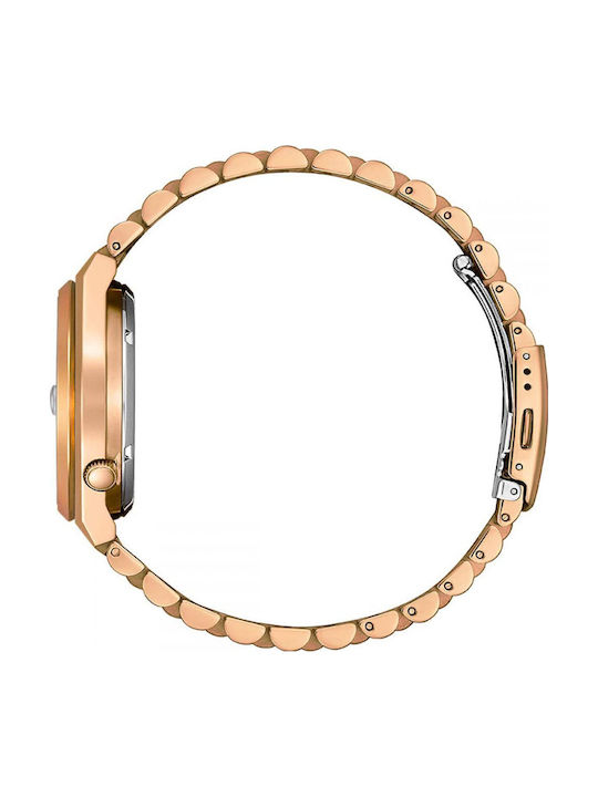 Citizen Tsuyosa Ανδρικό Ρολόι 40mm Αυτόματο με Χρυσό Μεταλλικό Μπρασελέ