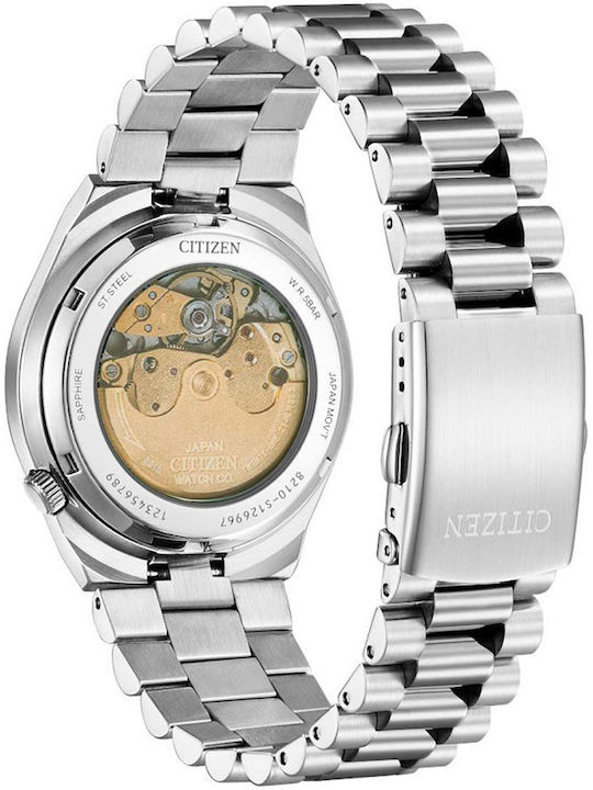 Citizen Tsuyosa Men's Watch 40mm Automatic with Silver Metal Bracelet