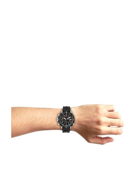 Citizen Promaster Land Altichron Ανδρικό Ρολόι 46mm Eco - Drive με Μαύρο Καουτσούκ Λουράκι