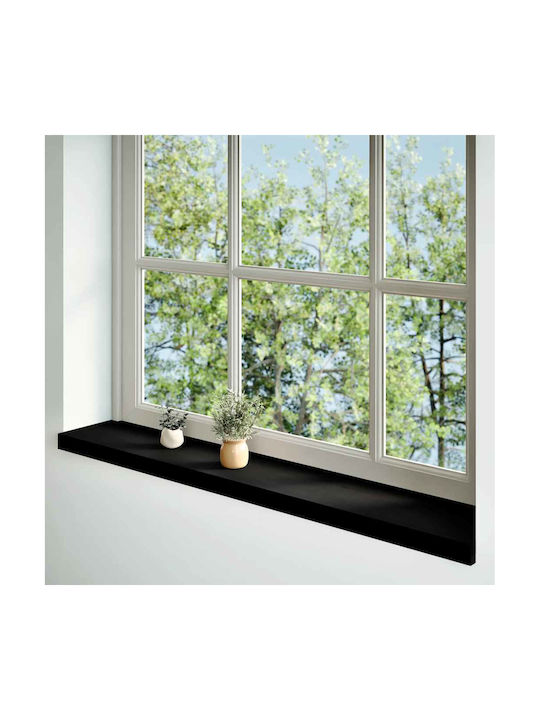 vidaXL Window Sill Wooden W140xH20cm