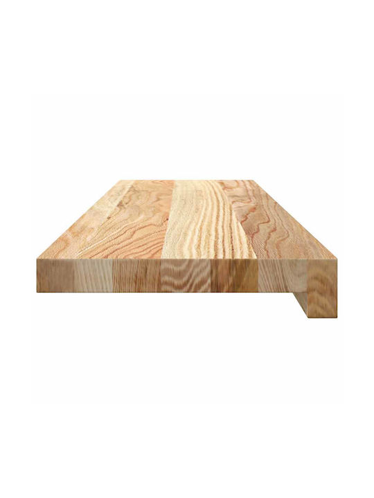 vidaXL Window Sill Wooden W80xH20cm