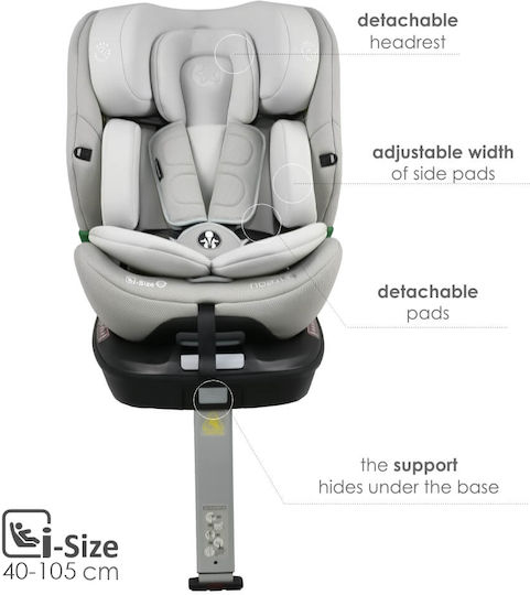 Bebe Stars Nobile Καθισματάκι Αυτοκινήτου i-Size με Isofix Vanila Ice