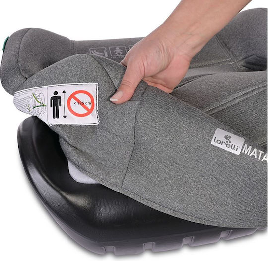 Lorelli Matador Baby Car Seat Booster i-Size with Isofix Black Jasper