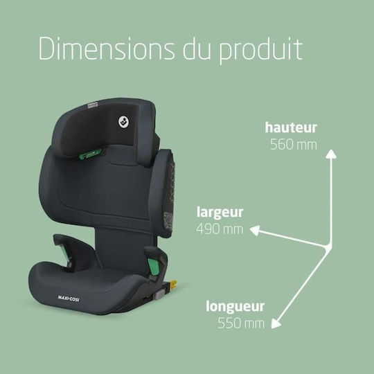 Maxi-Cosi Rodifix M Baby Car Seat High-back Booster i-Size with Isofix Basic Grey 15-36 kg