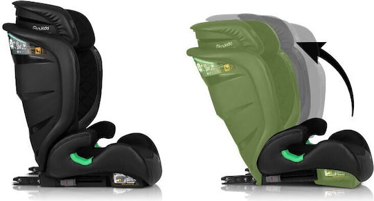 Nukido Louis Scaun Auto pentru Copii i-Size cu Isofix Negru 15-36 kg