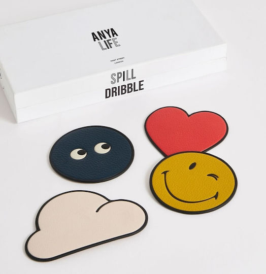 Кожени подложки Anya Hindmarch, 4 броя