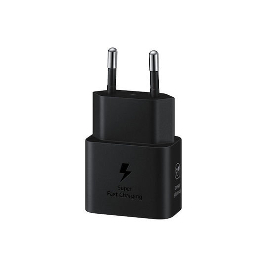 Samsung Charger Without Cable GaN with USB-C Port 25W Power Delivery Blacks (EP-T2510N)