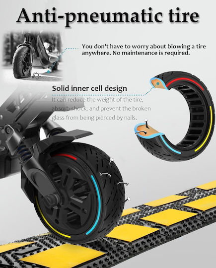 Tire For Electric Scooter Dualtron In Black Color SKT-T0274