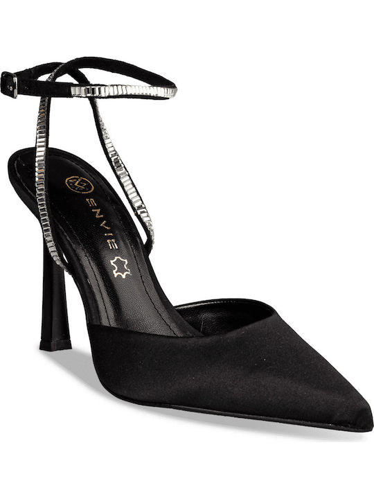 Envie Shoes Pumps mit Riemchen Schwarz