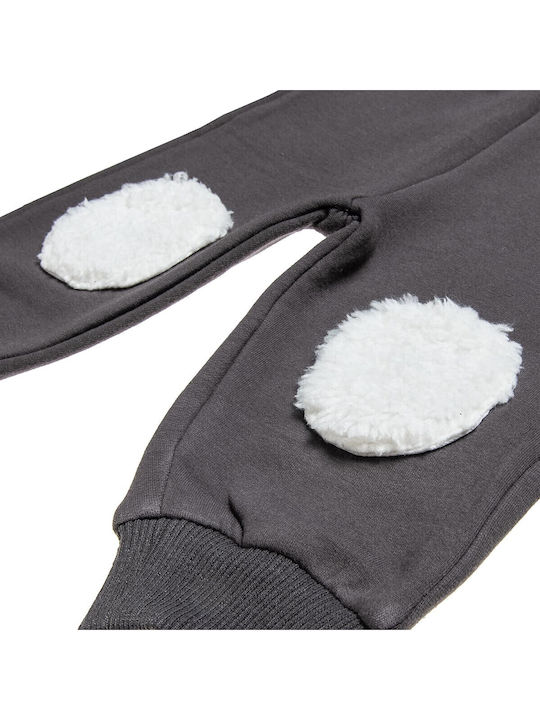 Kids Sweatpants Set Ecru 3pcs
