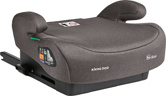 Kikka Boo i-Boost Детско Столче за Кола High-back Booster i-Размер с Isofix Кафяв