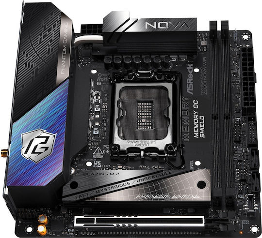 ASRock Phantom Gaming Z890I Nova WiFi Motherboard Mini ITX with Intel 1851 Socket