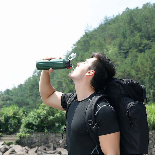 Alpin Recyclable Bottle Thermos Stainless Steel BPA Free 450ml Blue